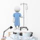 Hospital Patient Wall Decal