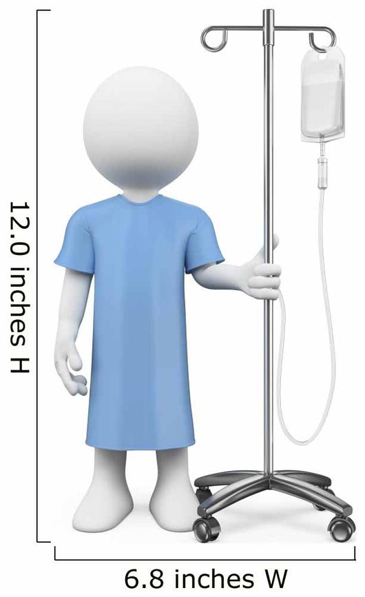 Hospital Patient Wall Decal