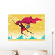Businesswoman is a Superhero. Wall Decal