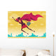 Businesswoman is a Superhero. Wall Decal