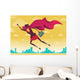 Businesswoman is a Superhero. Wall Decal