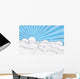 Paper Sky with clouds Wall Decal