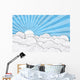 Paper Sky with clouds Wall Decal