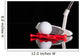 Golf putter and gold equipments on the black glass desk Wall Decal