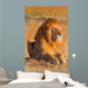 Male lion in Masai Mara Wall Decal