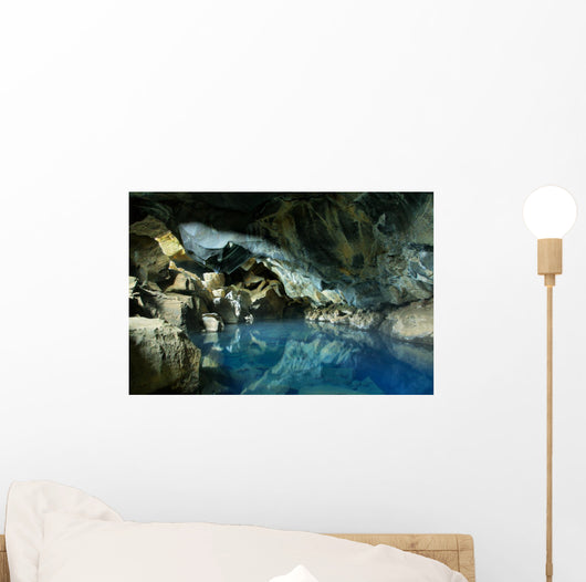 Grjotagja cave in Iceland Wall Decal