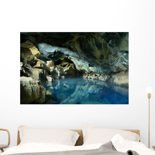 Grjotagja cave in Iceland Wall Decal