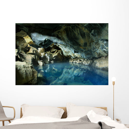 Grjotagja cave in Iceland Wall Decal