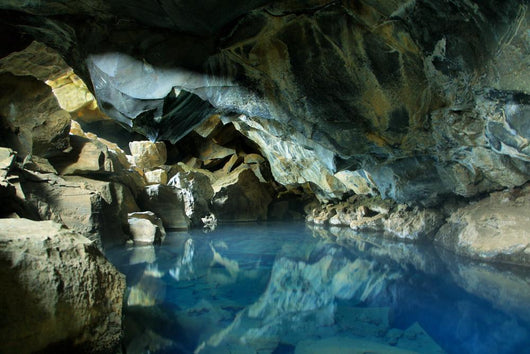 Grjotagja cave in Iceland Wall Decal