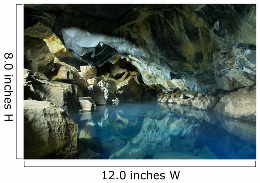 Grjotagja cave in Iceland Wall Decal