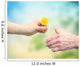 Young woman giving a dandelion to senior woman Wall Decal