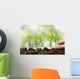 Person Planting Money Plants Wall Decal