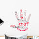 Stop Right Hand Wall Decal