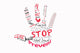 Stop Right Hand Wall Decal