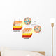 Skin Aging Diagram Wall Decal