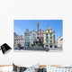 historic houses, Plague column, Plzen, Czech republic Wall Decal