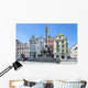 historic houses, Plague column, Plzen, Czech republic Wall Decal
