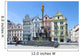 historic houses, Plague column, Plzen, Czech republic Wall Decal