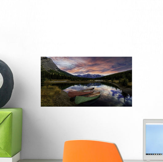 Sunrise at Cascade Ponds Wall Decal