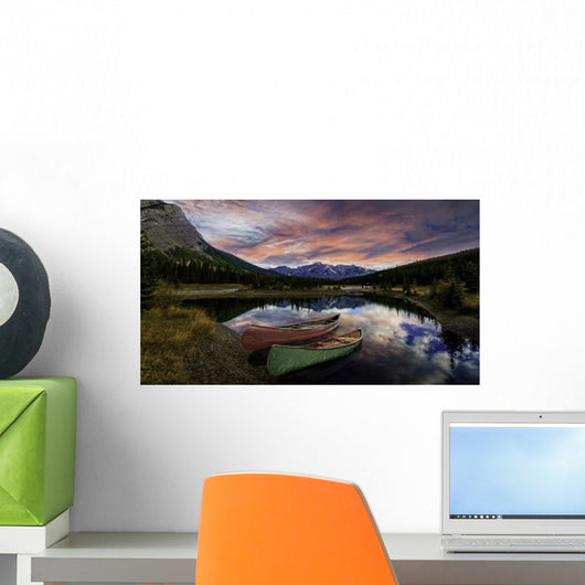 Sunrise at Cascade Ponds Wall Decal