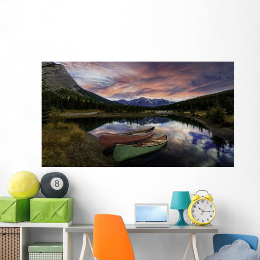 Sunrise at Cascade Ponds Wall Decal