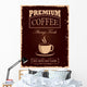 Vintage Coffee Poster Wall Decal