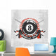 Grunge billiard background Wall Decal