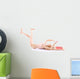 Mousetrap Captured Wooden Mannequin Wall Decal