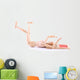 Mousetrap Captured Wooden Mannequin Wall Decal