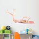 Mousetrap Captured Wooden Mannequin Wall Decal