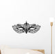 Beautiful vector mask illustration isolated on white background Wall Decal