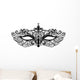 Beautiful vector mask illustration isolated on white background Wall Decal
