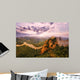 skyline and great wall during sunrise  Wall Decal