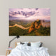 skyline and great wall during sunrise  Wall Decal