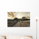 skyline and great wall during sunrise  Wall Decal