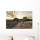 skyline and great wall during sunrise  Wall Decal