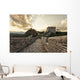 skyline and great wall during sunrise  Wall Decal