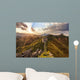 skyline and great wall during sunrise  Wall Decal