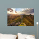 skyline and great wall during sunrise  Wall Decal