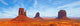 Nature in Monument Valley Navajo Park, Utah USA Wall Decal