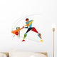 Cricket Batsman Wall Decal