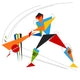 Cricket Batsman Wall Decal