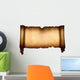 Antique scroll parchment Wall Decal
