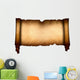 Antique scroll parchment Wall Decal