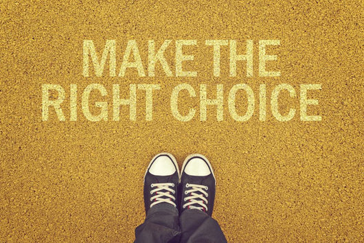 Make The Right Choice Wall Decal