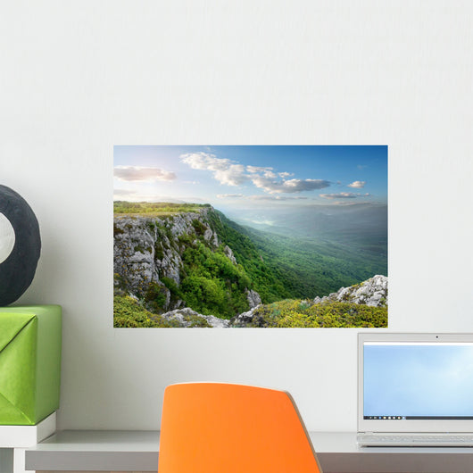 Mountain plateau Wall Decal
