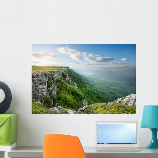 Mountain plateau Wall Decal