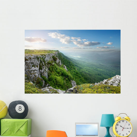 Mountain plateau Wall Decal