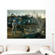 men at work in recycling center Wall Decal