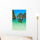 Long-tail boats in Maya Bay, Thailand Wall Decal